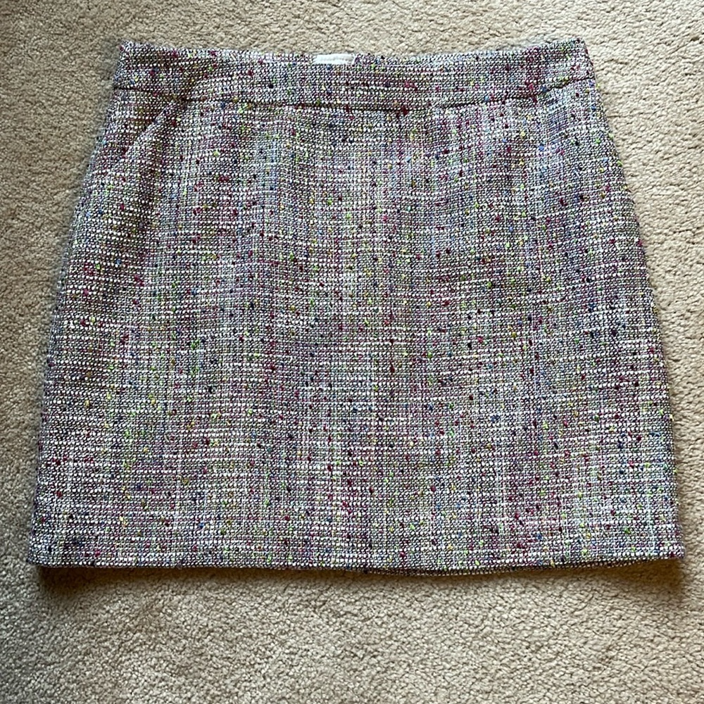 Suzy Shier Colourful Tweed Mini Skirt